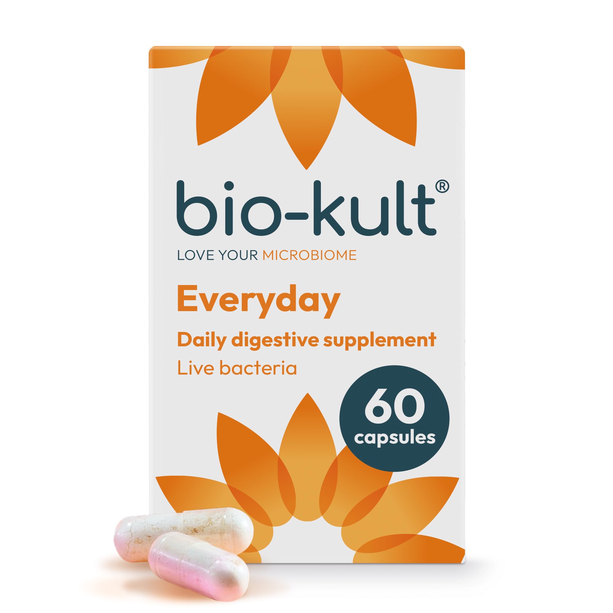 Bio-Kult Everyday Multi-Strain Formulation Probiotics for Digestive System, 60 Capsules (Pack of 1)