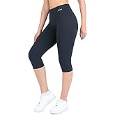 Nirlon Women's Capri Leggings High Waist Workout Yoga Pants 3/4 Length