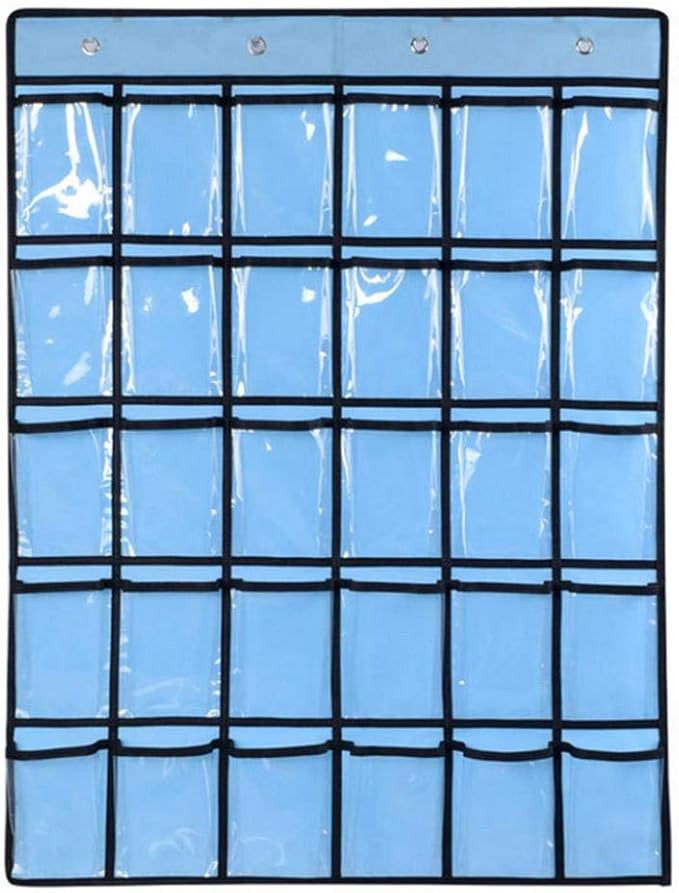 Bolsa de almacenamiento de joyas para puerta trasera de pared, tarjeta