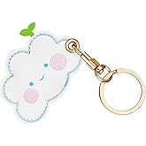 AXFEE Compatible with AirTag Case Keychain, Cartoon Air Tag Keychain Compatible with Apple Airtags Holder, PU Leather Keyring Case, Item Finders Accessories for Pets, Luggage, Wallet, Backpacks