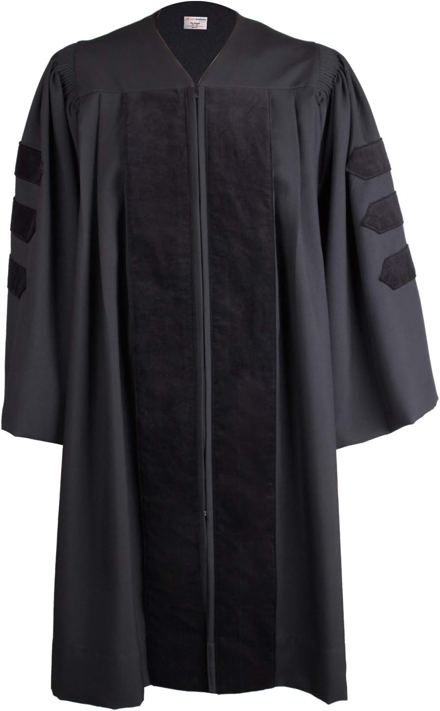 Unisex Doctoral Graduation Gown, Pastor, Pulpit Robe
