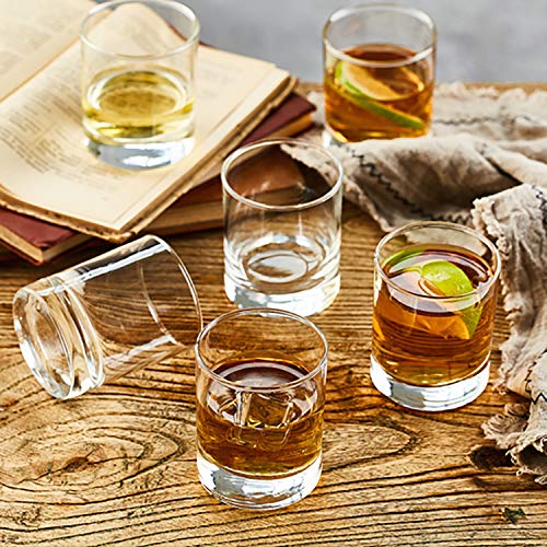 Whiskygläser, Bourbon Cocktailgläser, Old Fashioned Rocks Trinkgläser für Scotch, Rum, langlebige Glaswaren Cup Sets für… – Bild 5