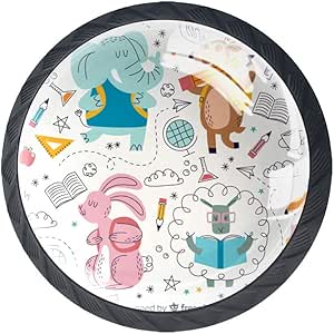 Pomos para Muebles Elefante De Dibujos Animados De Animales Pomos y
