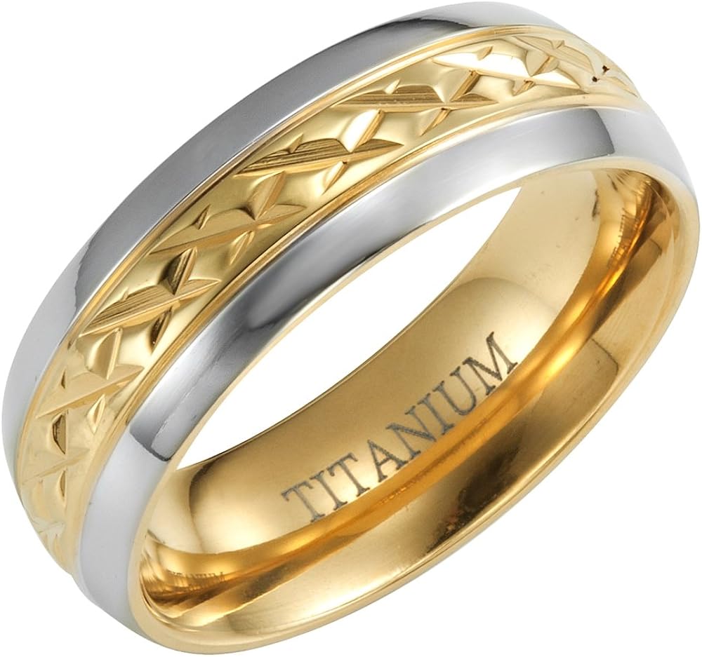 Willis Judd 7mm Titanium Ring for Men - Engraved 'Forever Together' - Classic Wedding Band - Black - Size U - Image 4