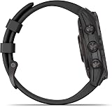 Garmin fenix 7 Sapphire Solar GPS Adventure Smartwatch Black DLC Titanium view 6