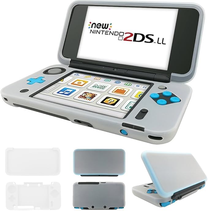 Snnc New Nintendo 2ds Xl 2dsll Protector Anti Scratch Hard Case Sillicon Case Accessories For Nintendo New 2ds Xl Nintendo 3ds Amazon In Video Games