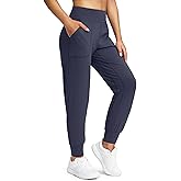 Soothfeel Women's Joggers with Zipper Pockets Petite/Regular/Tall High Waisted Athletic Workout Yoga Pants Joggers for Women