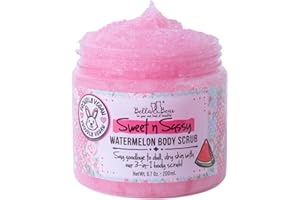 BELLA AND BEAR Bella & Bear Sweet n Sassy Watermelon Body Scrub, 3-in-1, 6.7 Oz, Exfoliating, Cleansing, Moisturizing