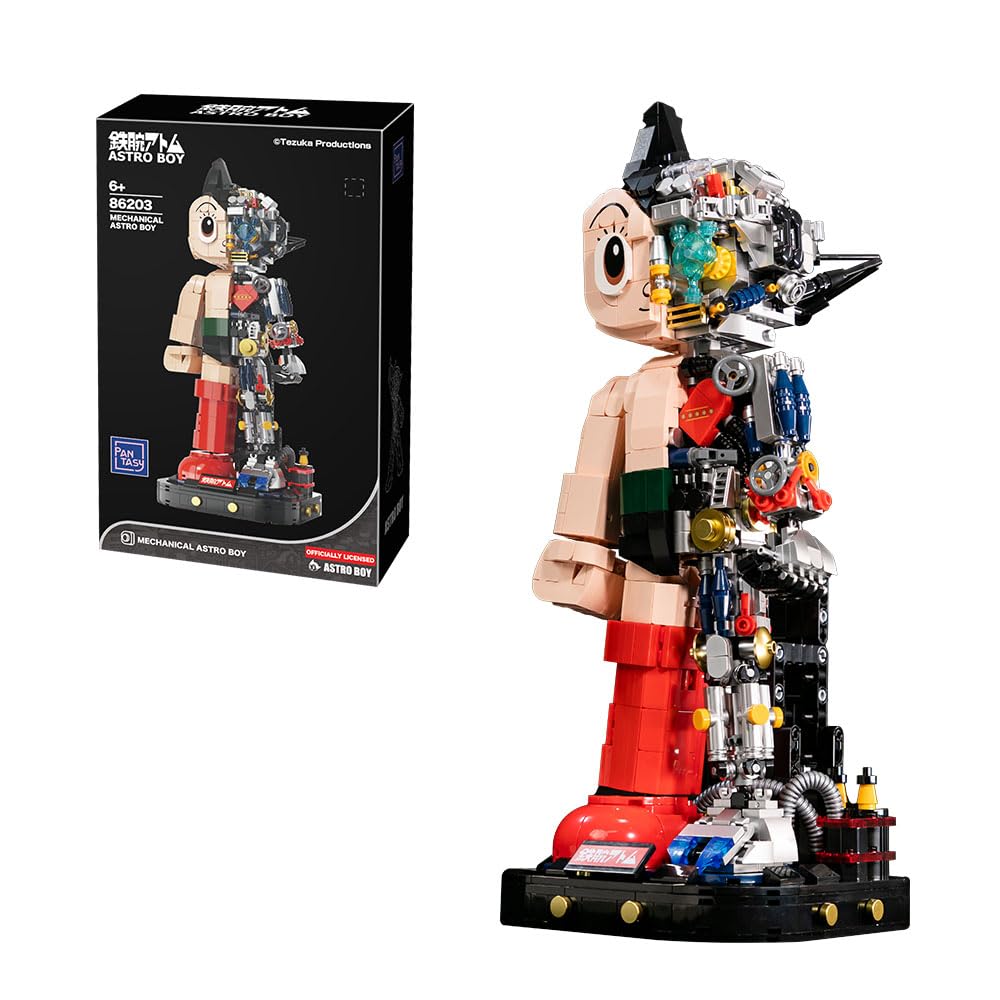 Photo 1 of **UNKNOWN IF MISSING PARTS**
PANTASY Astro Boy Building Set Mechanical Clear Ver – Official Licensed Classic Anime Figure Brick Model, Collectible Robot Display Toy for Adults and Fans, Creative Construction Kit