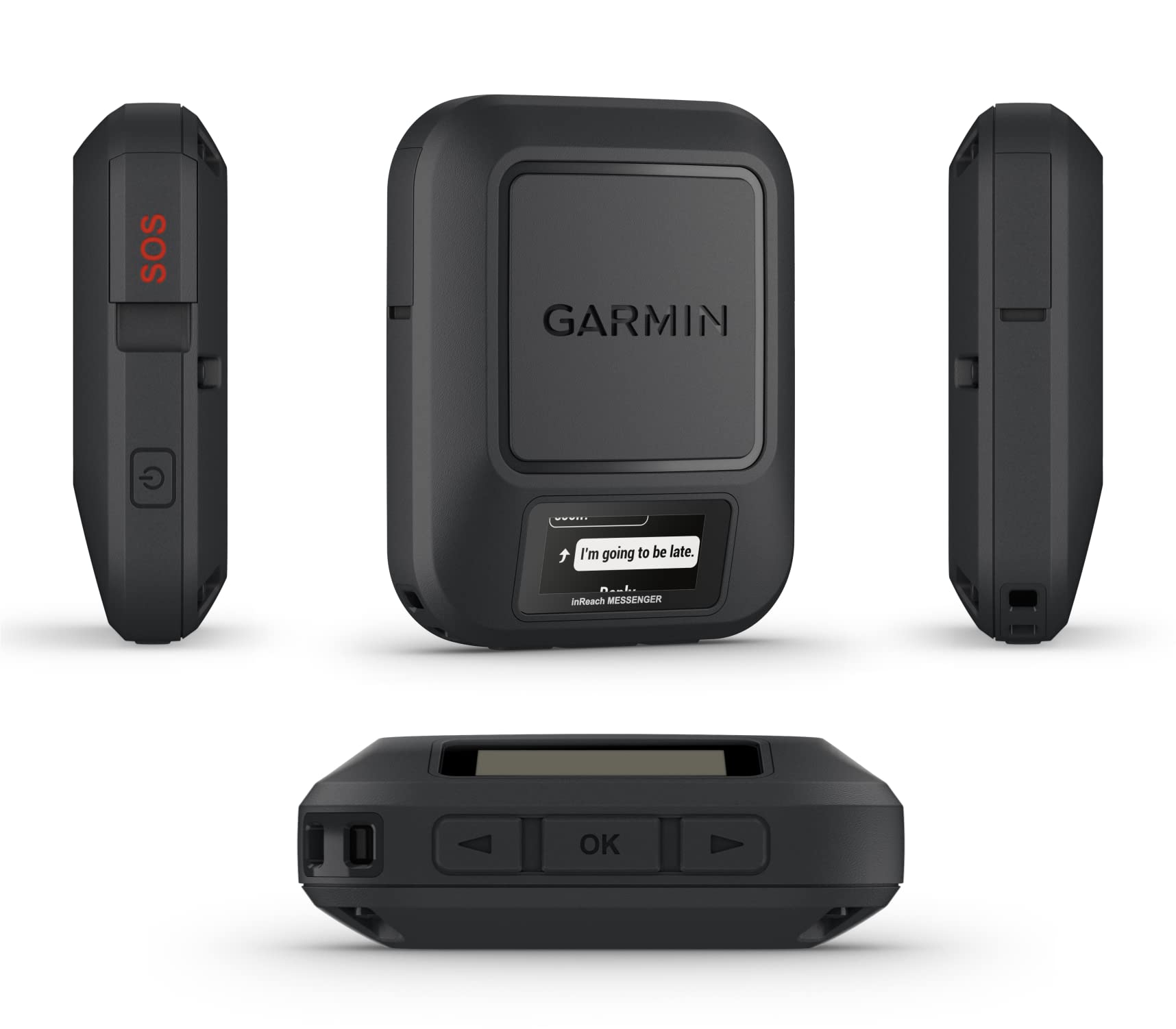 Wearable4U - Garmin inReach Messenger Handheld Satellite Communicator, Global Two-Way Messaging with Power Pack Bundle