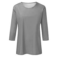Women's t Shirts Casual Soft 3/4 Sleeve Womens