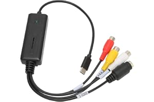 USB C 2.0 Audio for Capture Card Device, Type C Sound Video for Capture Card for to USB Converter Adapter for OS X Vista XP 1