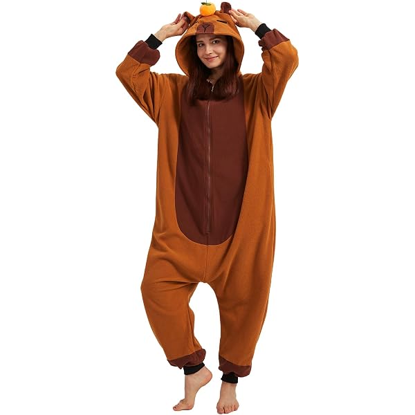 Générique Capybara Onesie Pajamas, Costume da Capybara, Capybara, tuta da uomo, animale pajamas, morbido sonno, Capybara Pajamas, Cosplay Pajamas, Sleepwear for Kids, for Kids Cosplay