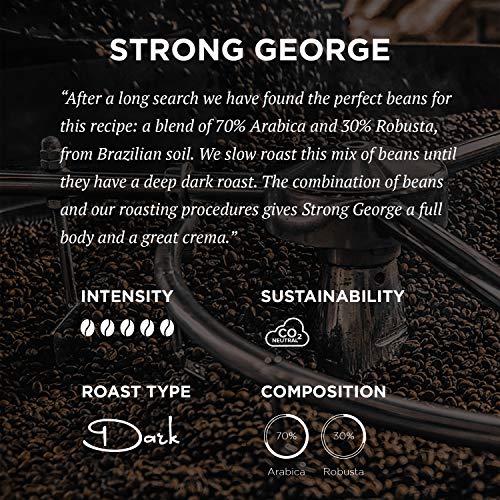 Aroma Club Kaffeebohnen 1 kg – Strong George Dark röstung – brasilianisch – Slow Roast – Für alle Kaffeemaschinen – Bild 4
