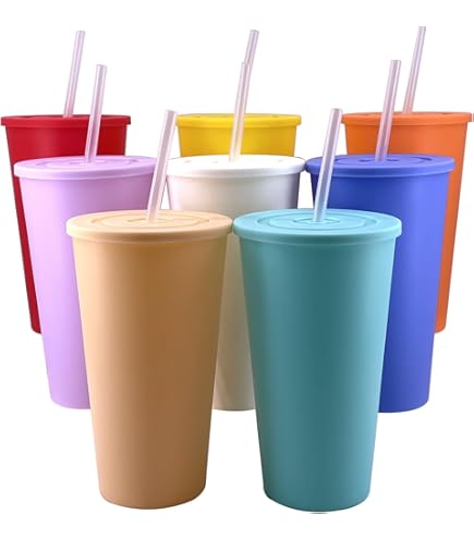 4 oz drinking glasses Gio Tumbler, 19oz, Set of 4