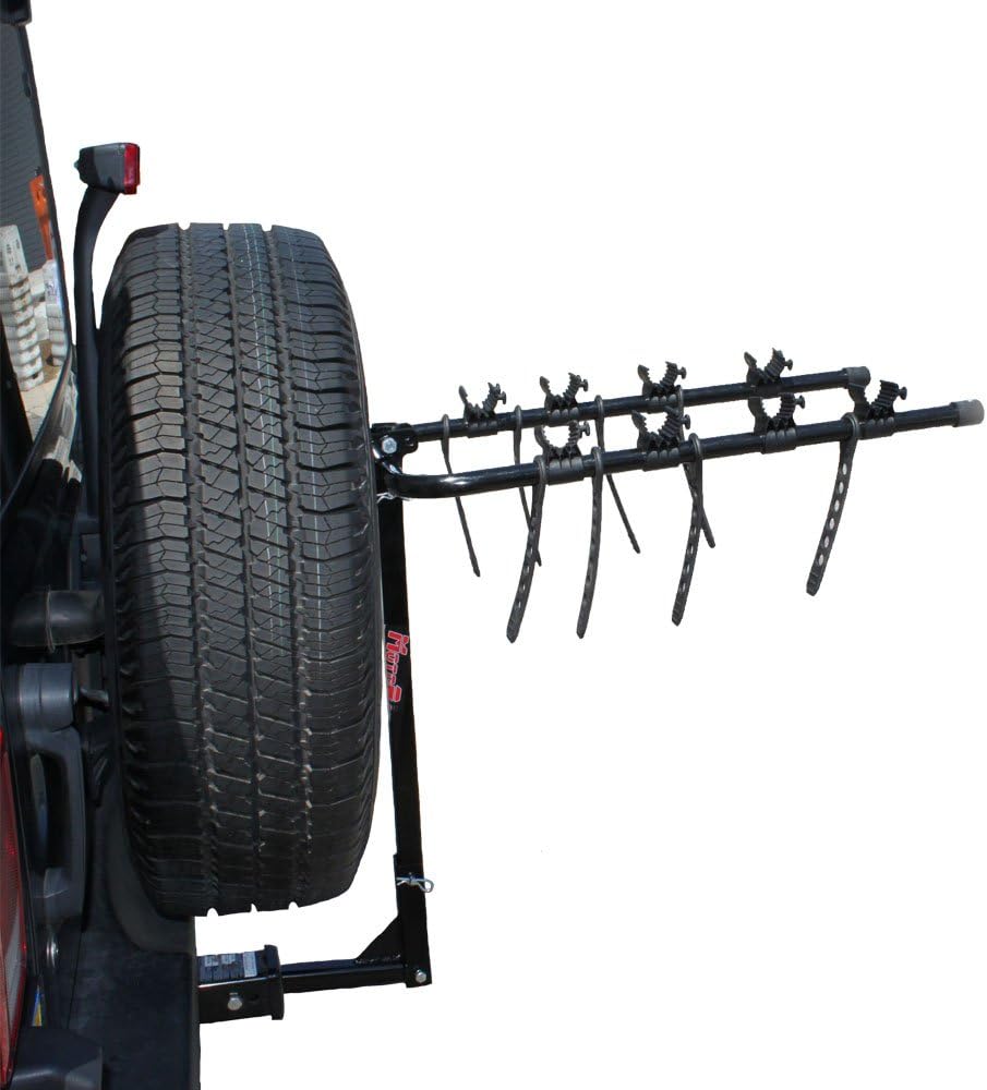 Kage Racing BK4 Four-Bike Rack Carrier for 1-1/4" and 2" Hitch