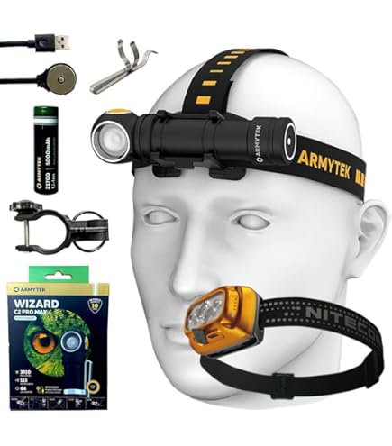 Amazon.com: Armytek Wizard C2 Pro Max LR Headlamp -4150 Lumens