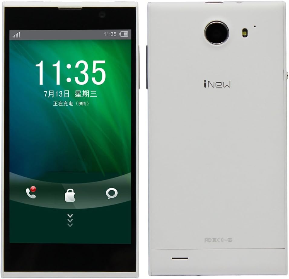 Inew V3 Plus Octa Core Phone 5.0 Inch Hd Screen 2g RAM 16gb ROM Android 4.4 13.0mp OTG GPS Mobile Phone White
