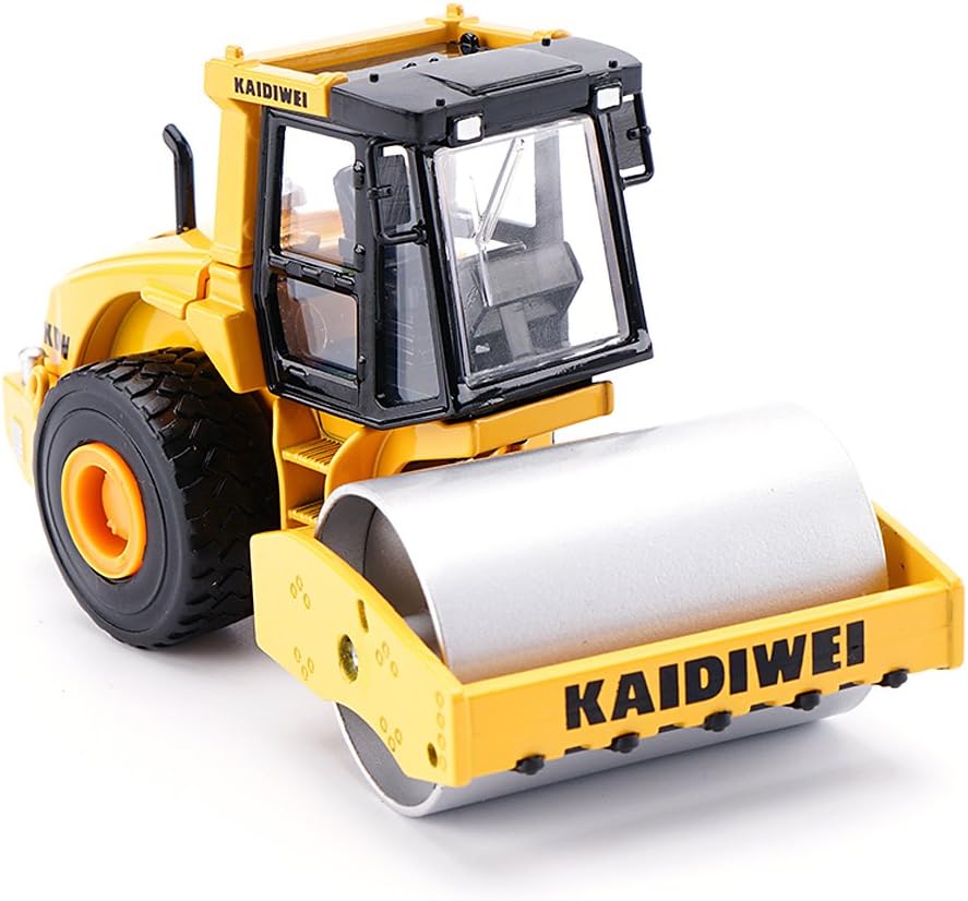 KDW 1/50 Scale Alloy Diecast Road Rollers Construction Vehicle Model Toys