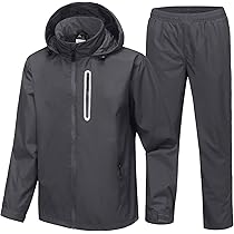Rain Gear for Men Waterproof Golf Rain Suit Lightweight Rain