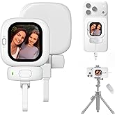 Phone Vlog Selfie Monitor Screen, Exclusive Outdoor AMOLED HD Display, Sunlight Visible, Fully Unlock Your iPhone Rear Camera for Vlogging, Recording, and Live Streaming, Compatible with iPhone