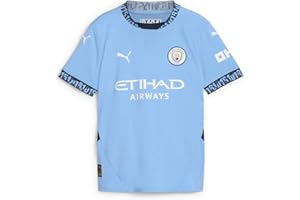 PUMA Manchester City FC Kids 2024/25 Home Soccer Jersey - Team Light Blue