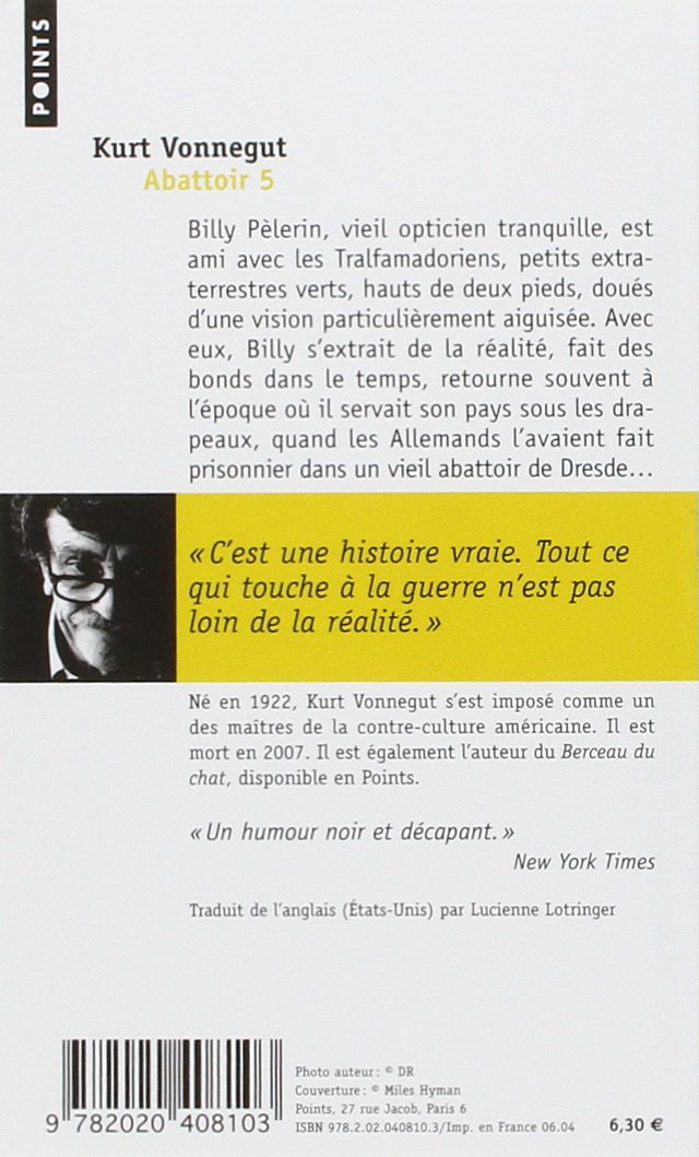 Abattoir 5 English And French Edition Kurt Vonnegut