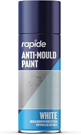 Rapide Anti Mould Spray Paint 400ml Matt Finish Interior Walls Ceilings view 1