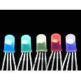 5 Pack Neopixel 5mm Diffused Through Hole LEDs