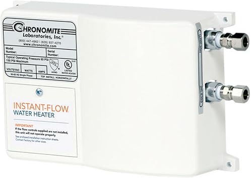 Chronomite Sr 40 208 Htr 208 Volt 40 Amp Sr Series Instant Flow Standard Flow Tankless Water Heater Instant Hot Water Amazon Com