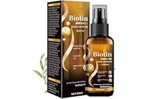 GROSPE Biotin Hair Growth Serum，Hair Growth Spray Containing Ginseng Root Extract and Ginger Root Extract，Moisturizes the scalp, strengthens hair follicles, prevents hair loss, and promotes hair growth.