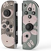 Controller Compatible with NS Switch,Replacement Wireless Controller For Switch/Lite/OLED,with/Dual Vibration/Motion/Wake-up/