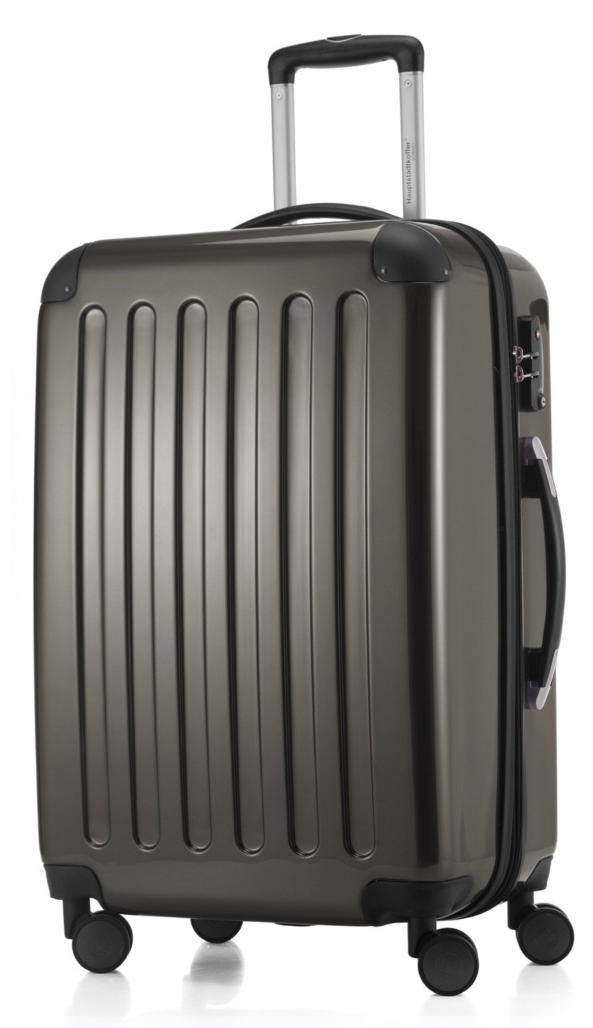 Hauptstadtkoffer - Alex - Hardshell Suitcase, Medium Size Luggage, 4 Double Wheels, TSA, 65 cm, 74 liters, Graphite