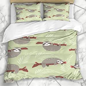 Conjuntos de funda nórdica Azulejo de patrón de Amazonia Lindo y