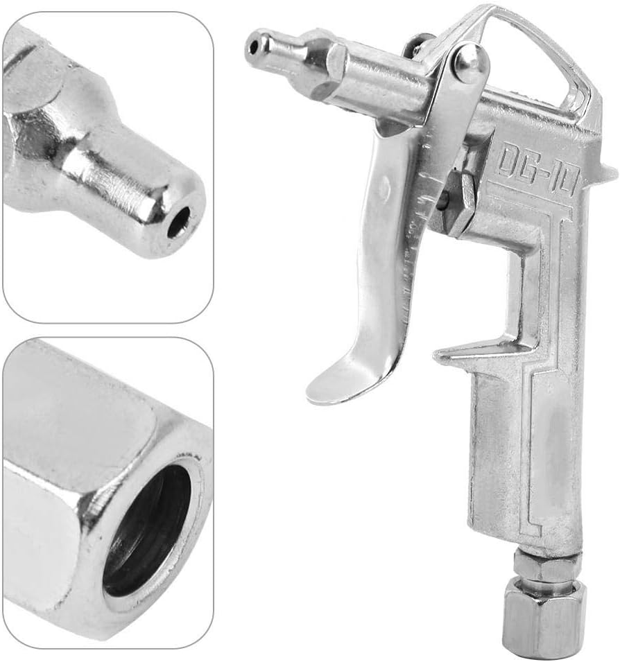 Air Nozzle Blow Gun, DG-10 Adjustable Pneumatic Dust Blowing Gun, Aluminum Alloy Air Dust Cleaning Gun - Image 4