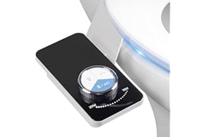 Bidet Attachment for Toilet - Dual Nozzle, Non-Electric Toilet Bidet for Feminine/Posterior Wash, Fresh Water Jet Spray, Butt