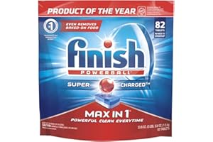 Finish - Max in 1 - 82ct - Dishwasher Detergent - Powerball - Dishwashing Tablets - Dish Tabs