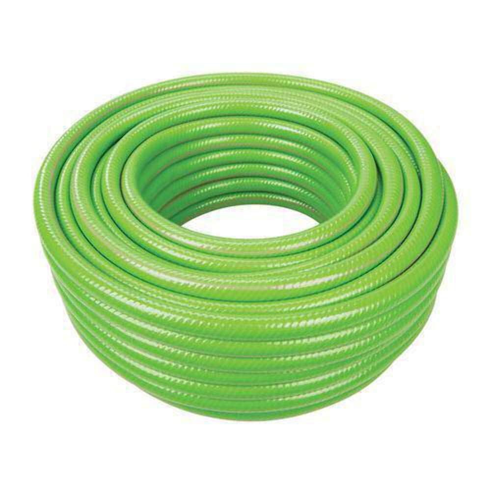 Silverline 868622 Reinforced PVC Garden Hose 30m, Green