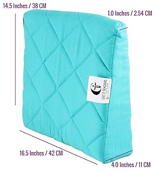 Get It Wedge Pregnancy Pillow with Quilted Cover (Extra Large Green)