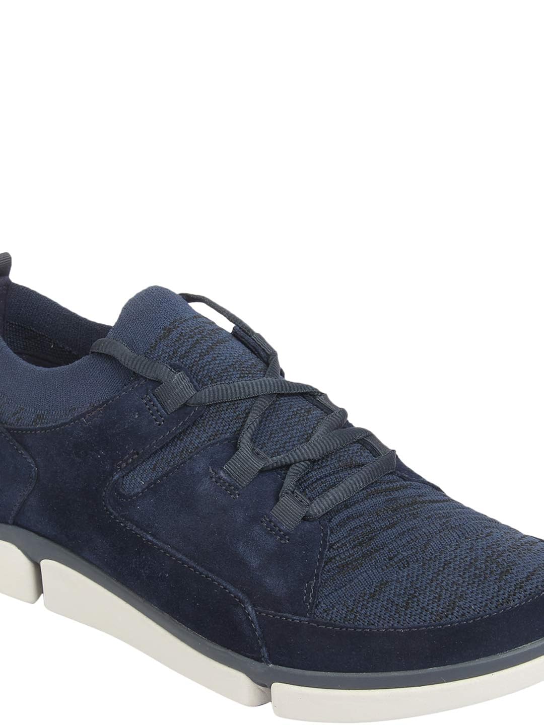 clarks navy blue sneakers