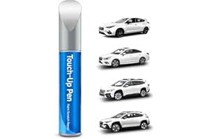 RSACET K1X Crystal White Pearl Tricoat Compatible with Subaru Exact Match Touch Up Paint Car Scratch Repair
