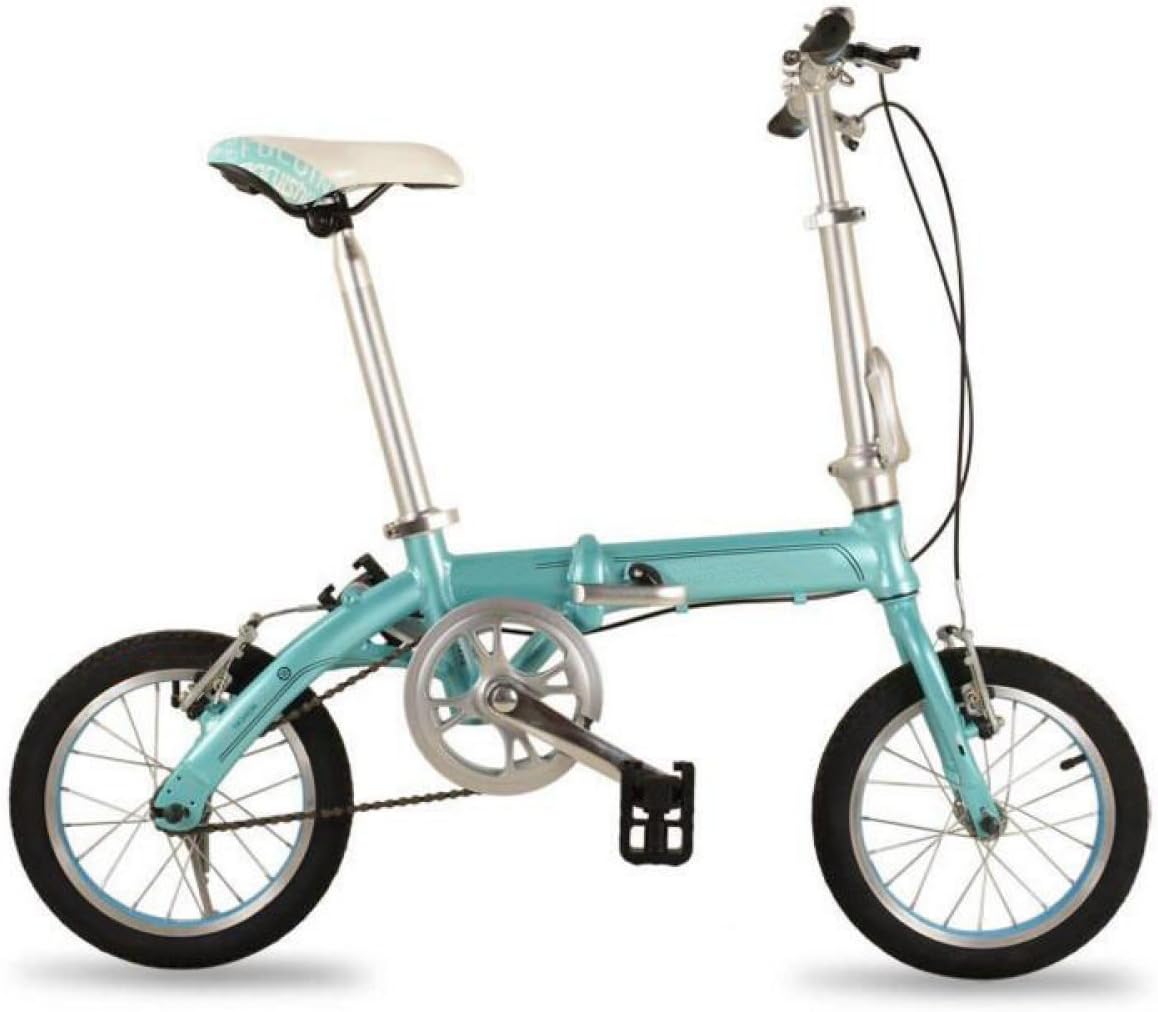 GHGJU High-end Folding Bike Aluminum Bike Adult Cycling Bicycle Cycling Mountain Bike Children's Bicycles,Blue-18in