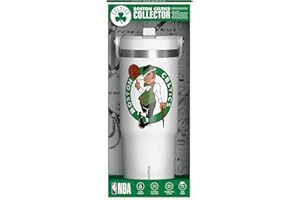 Hydrapeak x NBA Officially Licensed Nomad 32 Oz Stainless Steel Tumbler with Handle and Straw Lid In A Gift Box (Boston Celtics)