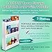 Laundry Room Organizer and Slim Storage Cart - Mobile Wheels Shelf with 3 Tiers Skinny Thin Shelves for Narrow Slim Space Between Washer and Dryer Perfect as Cleaning Supplies Organizer
