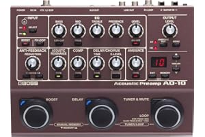 Boss Acoustic Preamp Guitar Processor Pedal (AD-10)