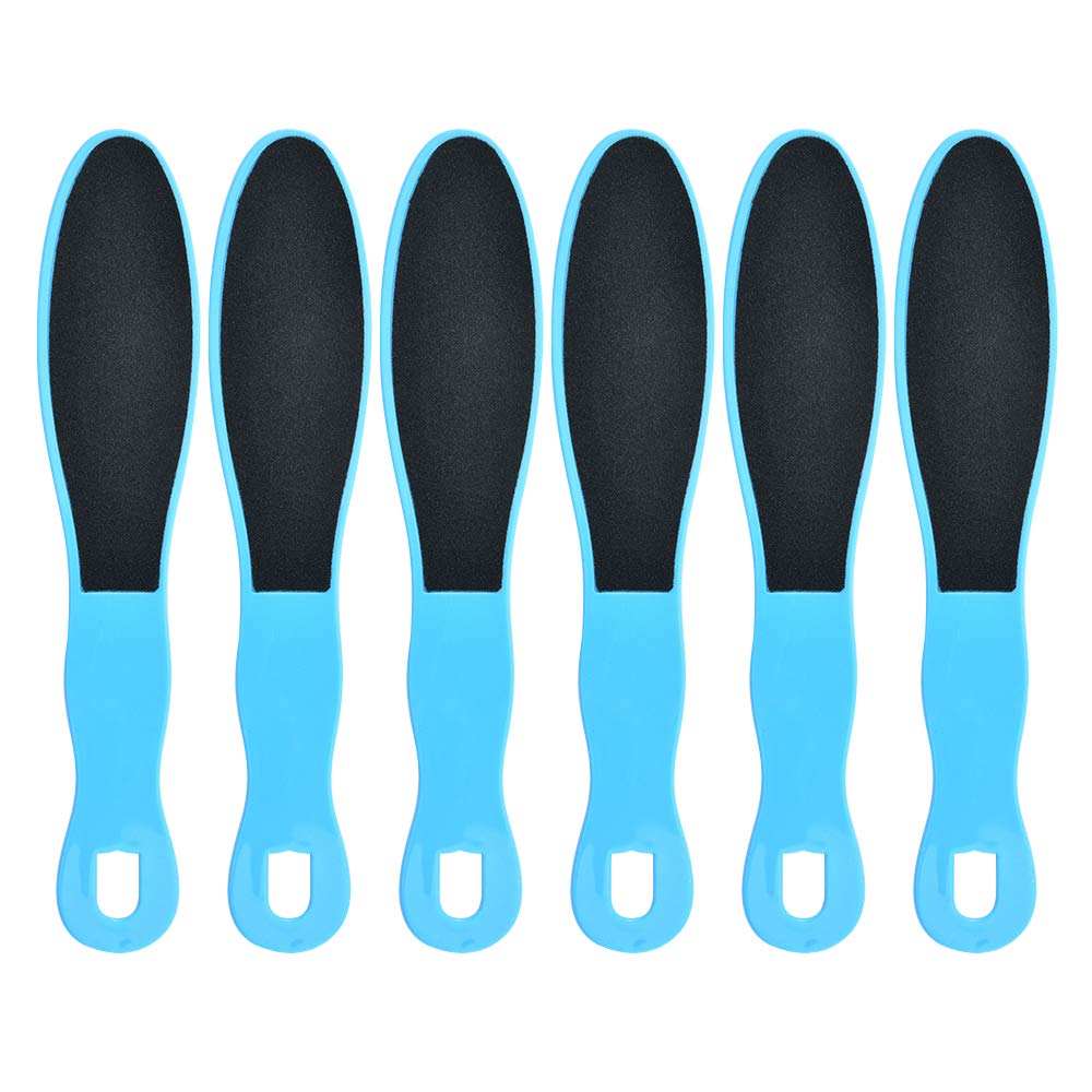 6 Pieces Double Sided Pedicure Foot File Effectively Remove The Foot Hard Skin, Dead Skin and Calluses Reusable Foot Care Repair Tool