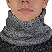 DG Hill Neck Warmer Men Women - 2 Pack Winter Face Mask Thick Thermal - Neck Gaiter Cold Weather Fleece Lined Ski