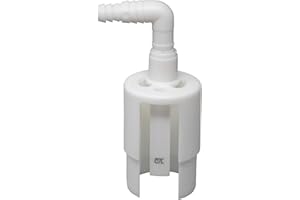 AIR GAP INTERNATIONAL Dual Air Gap for Water Softener and Reverse Osmosis with 5/8 or 1/2-inch and 3/8 or 1/4-inch inlets, 1-1/2 or 2-inch Standpipe (8500, GAP-CAP, AG130-001)