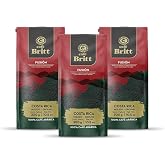Cafe Britt Fusi&oacute;n Costa Rican Coffee, Whole Bean, 10.5 oz, 3-Pack | Medium Dark Roast Coffee, 100% Arabica, Gourmet, Kosher Certified, Gluten Free, Strictly Hard Bean