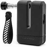 Hiplok MD1000 Anti-Angle Grinder Motorcycle Disc Lock (All Black) | High Security Disc Brake Lock with 3 Replaceable Keys | Resists Angle Grinder Attacks | Sold Secure Diamond &amp; Art 4 Star Rated